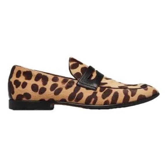 CELINE PARIS | pony hair leopard print loafer - Picture 2 of 9